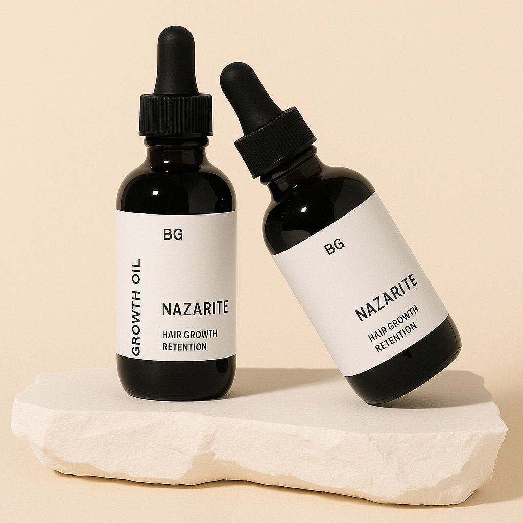 Nazarite Growth Oil – Natural Hair Growth & Strengthening Solution